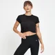 Krótki damski T-shirt z kolekcji MP Composure Twist Front – czarny