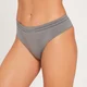 Damskie bezszwowe stringi z kolekcji MP – carbon