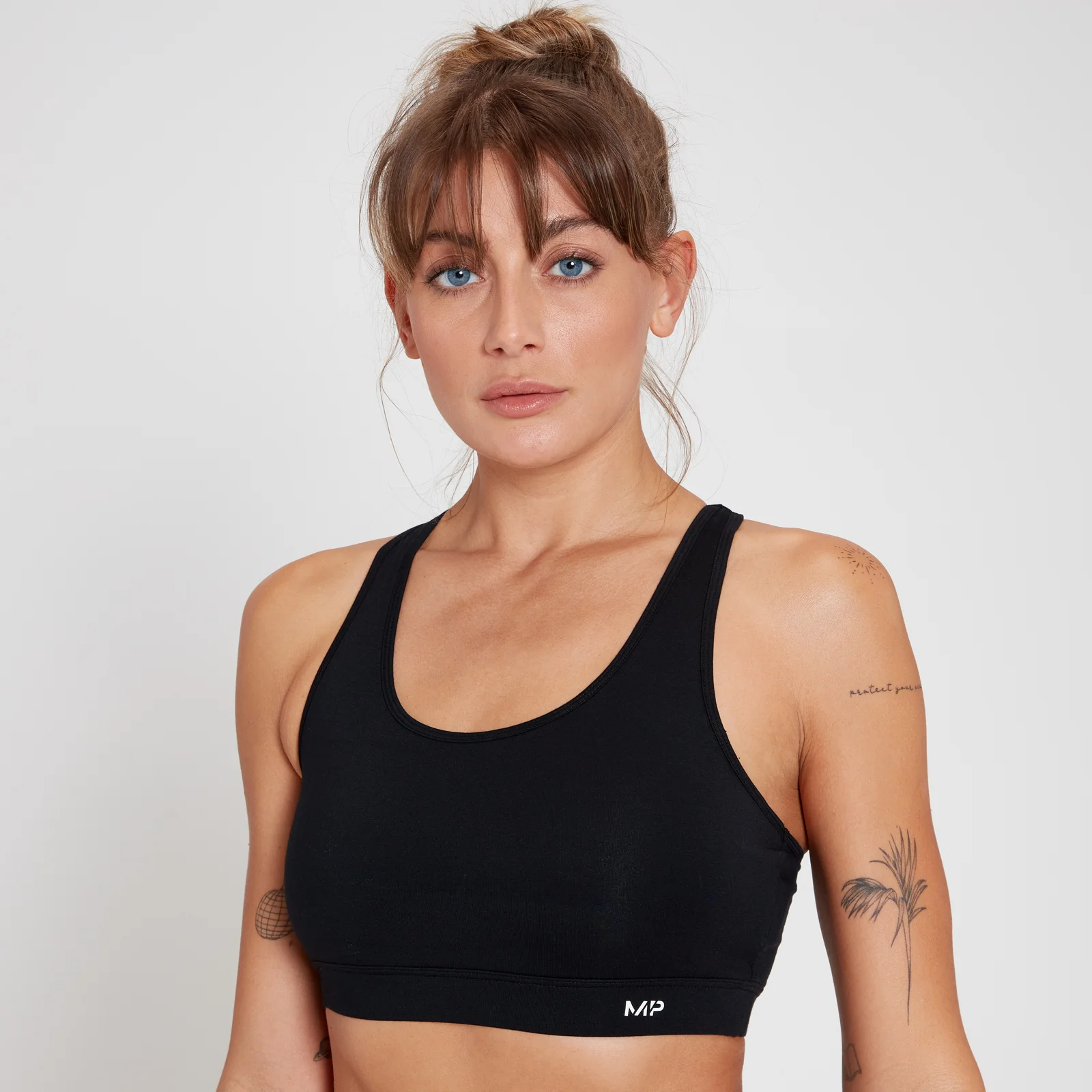 MP Women's Cotton Bralette - Black - XS Obraz 1