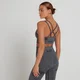 Damski bezszwowy stanik sportowy z kolekcji MP Dynamic Training – Washed Black