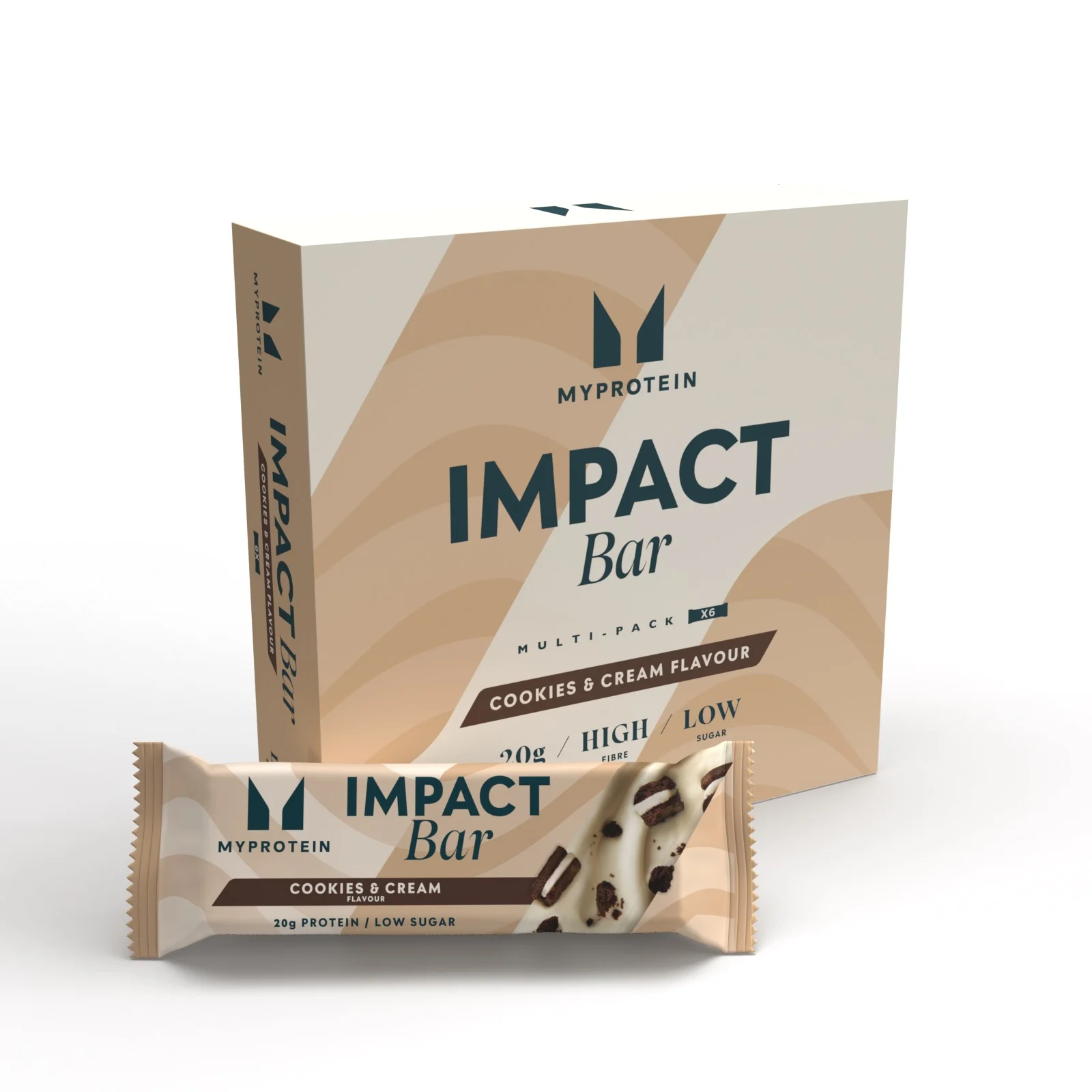 Baton Impact Protein Bar - 6 x 64g - Ciasteczka z Kremem Obraz 1