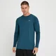 Męski T-shirt z długim rękawem z kolekcji Velocity MP – Blue Wing Teal