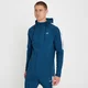 Męska bluza z kapturem zapinana na suwak z kolekcji Tempo MP – Intense Blue