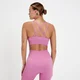 Damski sportowy stanik bezszwowy z kolekcji Tempo MP – Blossom Pink Zebra