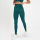 Damskie legginsy bezszwowe z kolekcji Tempo MP – Deep Marine Blue Zebra