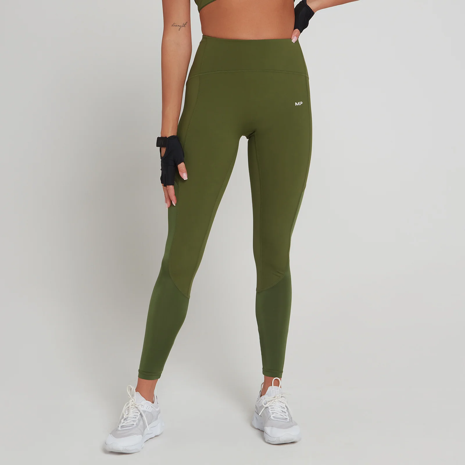 Damskie legginsy z kolekcji MP Adapt – Leaf Green - XXS Obraz 1