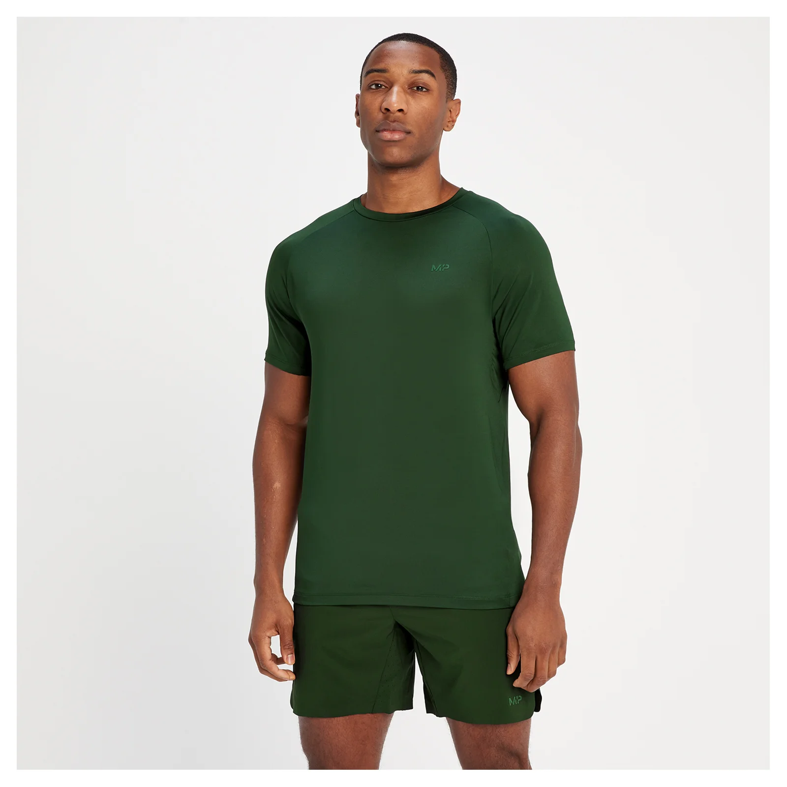 Męski T-shirt z krótkim rękawem z kolekcji Training Ultra MP – Evergreen - XXS Obraz 1