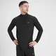 Męska bluza z suwakiem ¼ z kolekcji Velocity MP – czarna