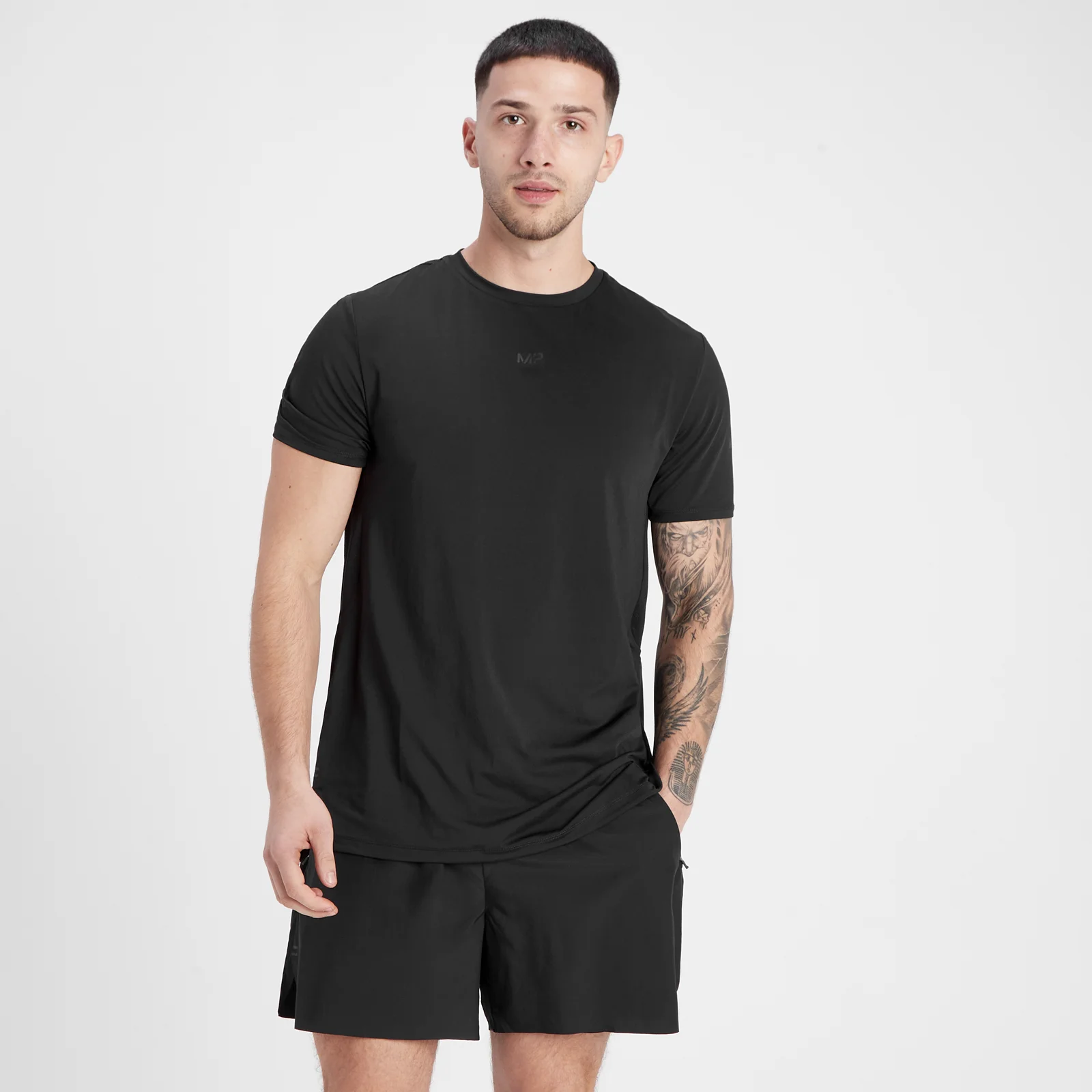 Męski T-shirt z krótkim rękawem z kolekcji Velocity Ultra MP – czarny - XS Obraz 1