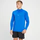 Męska koszulka z suwakiem ¼ z kolekcji Tempo MP – Electric Blue