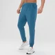 Męskie dzianinowe joggersy z kolekcji Composure MP – Teal Blue