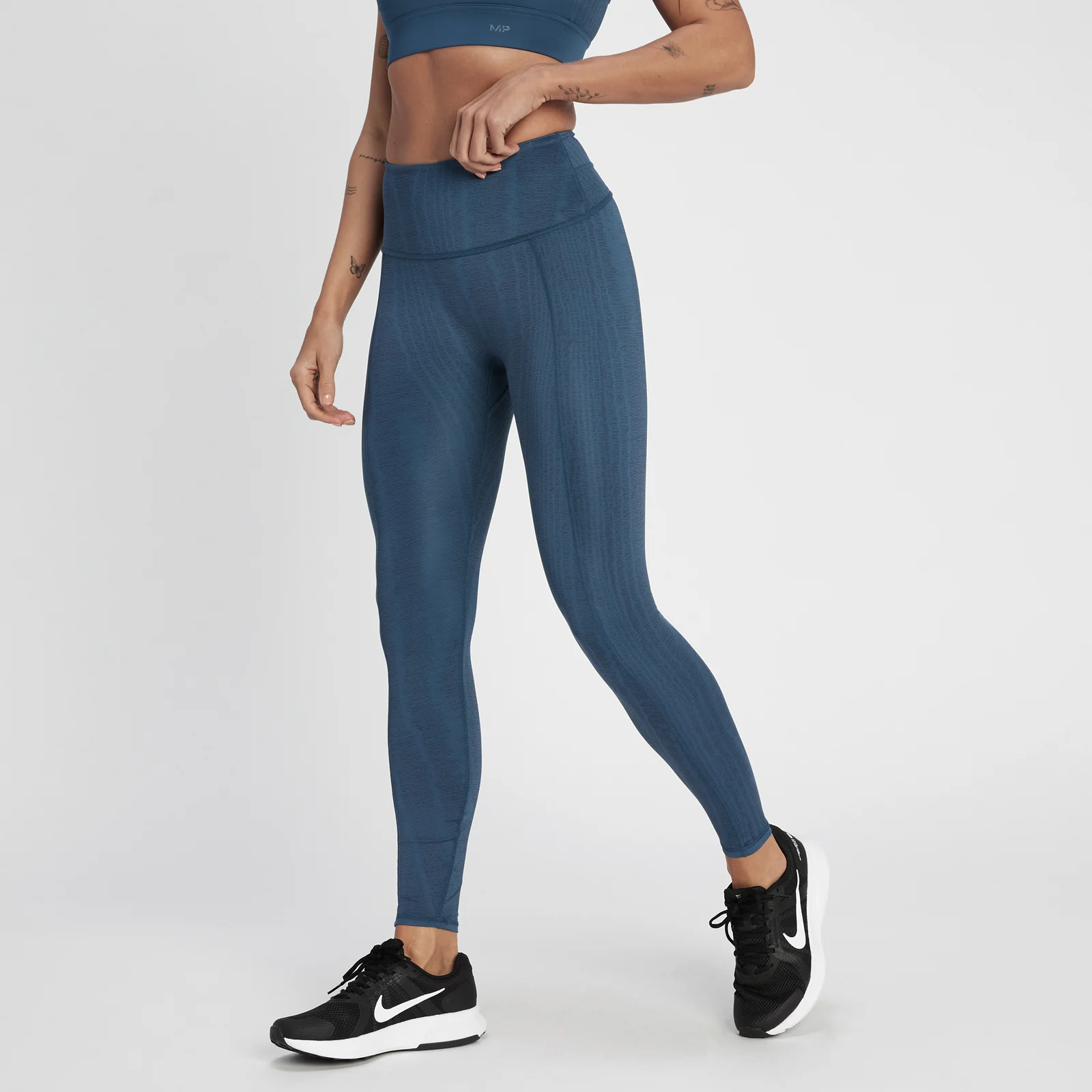 Damskie dwustronne legginsy z kolekcji Tempo MP – Deep Slate - XXS Obraz 1