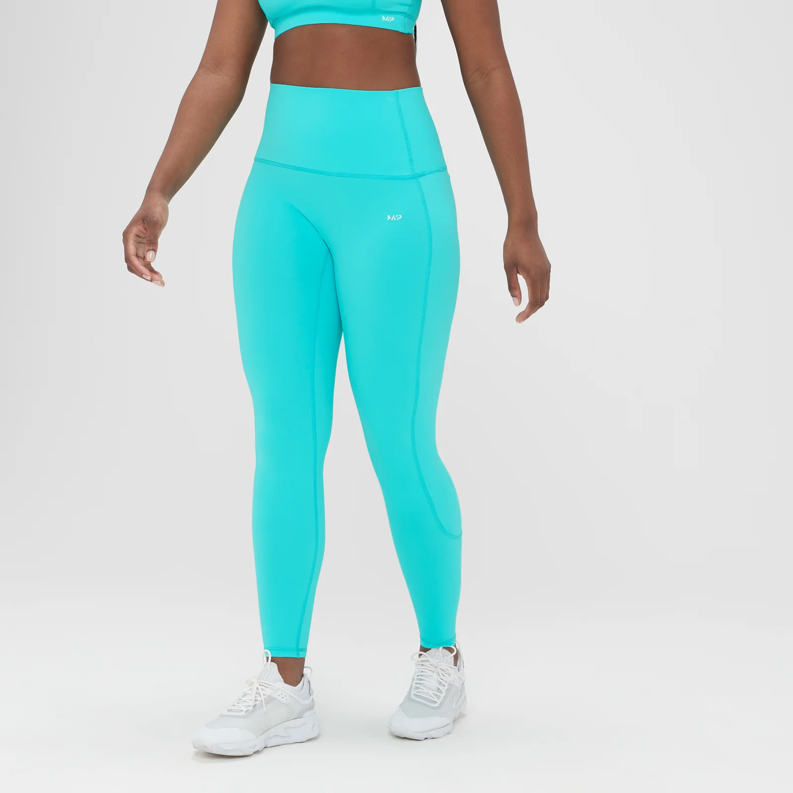 Damskie legginsy z kolekcji Adapt MP – Bright Turquoise - XXS Obraz 1