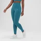 Damskie bezszwowe legginsy z kolekcji Composure MP – Teal Blue