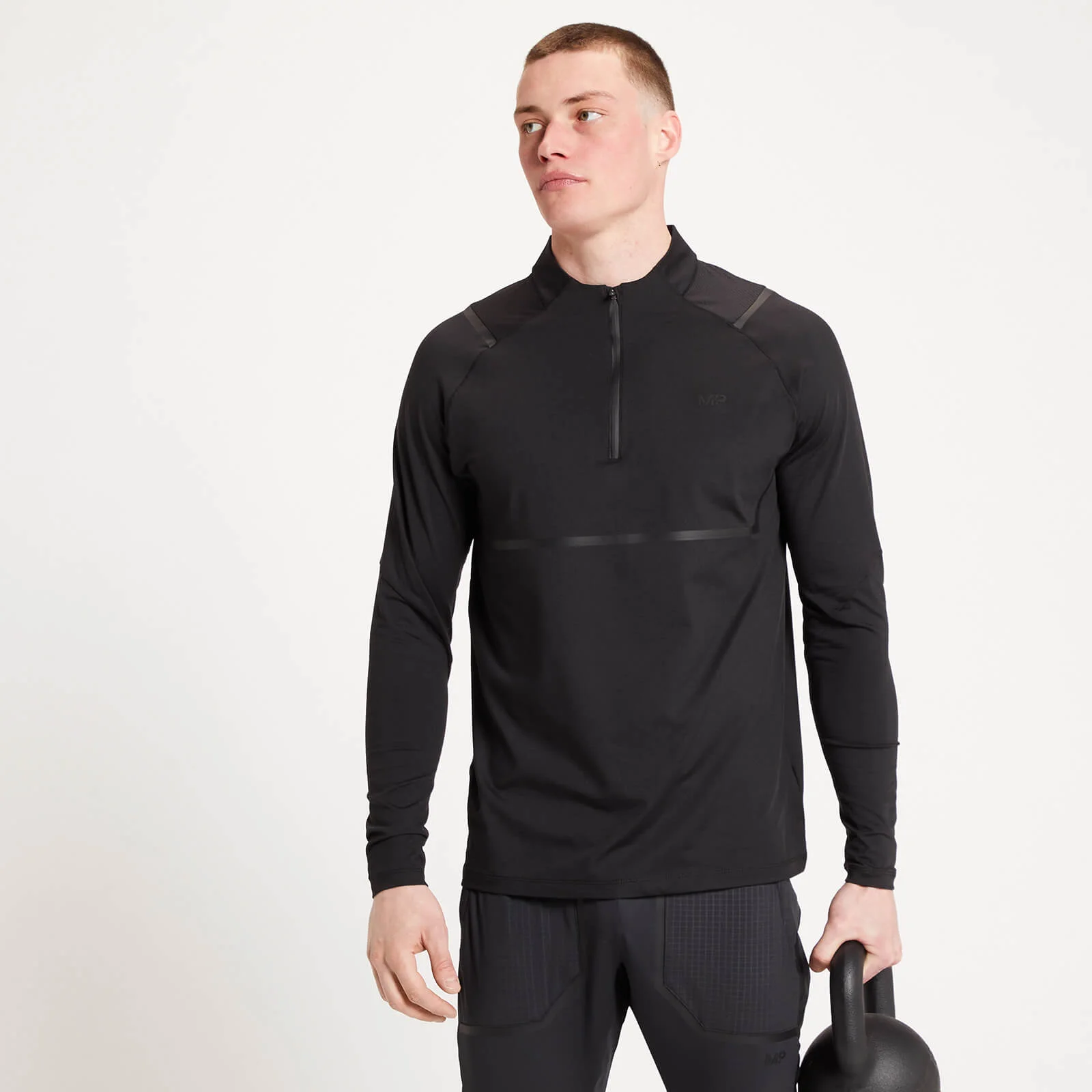 Pakiet męskie joggery, T-shirt oraz Top 1/4 limitowanej edycji MP - Czarne - XXS - XXS Obraz 1