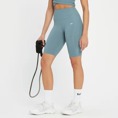 Damskie spodenki rowerowe z kolekcji Power MP – Pebble Blue