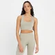 Damski bezszwowy stanik sportowy z kolekcji MP Shape – Soft Grey