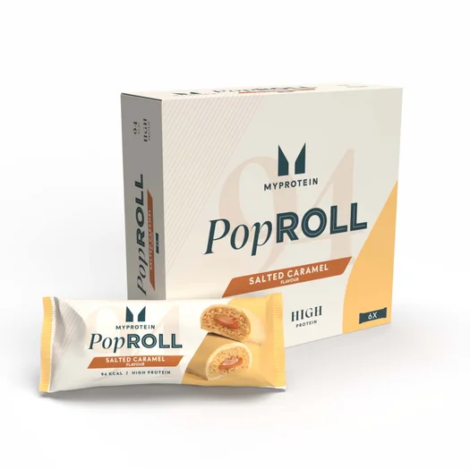 Pop Rolls - 6 x 27g - Słony Karmel
