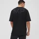 Męski T-shirt oversize z kolekcji Grit Graphic MP – czarny