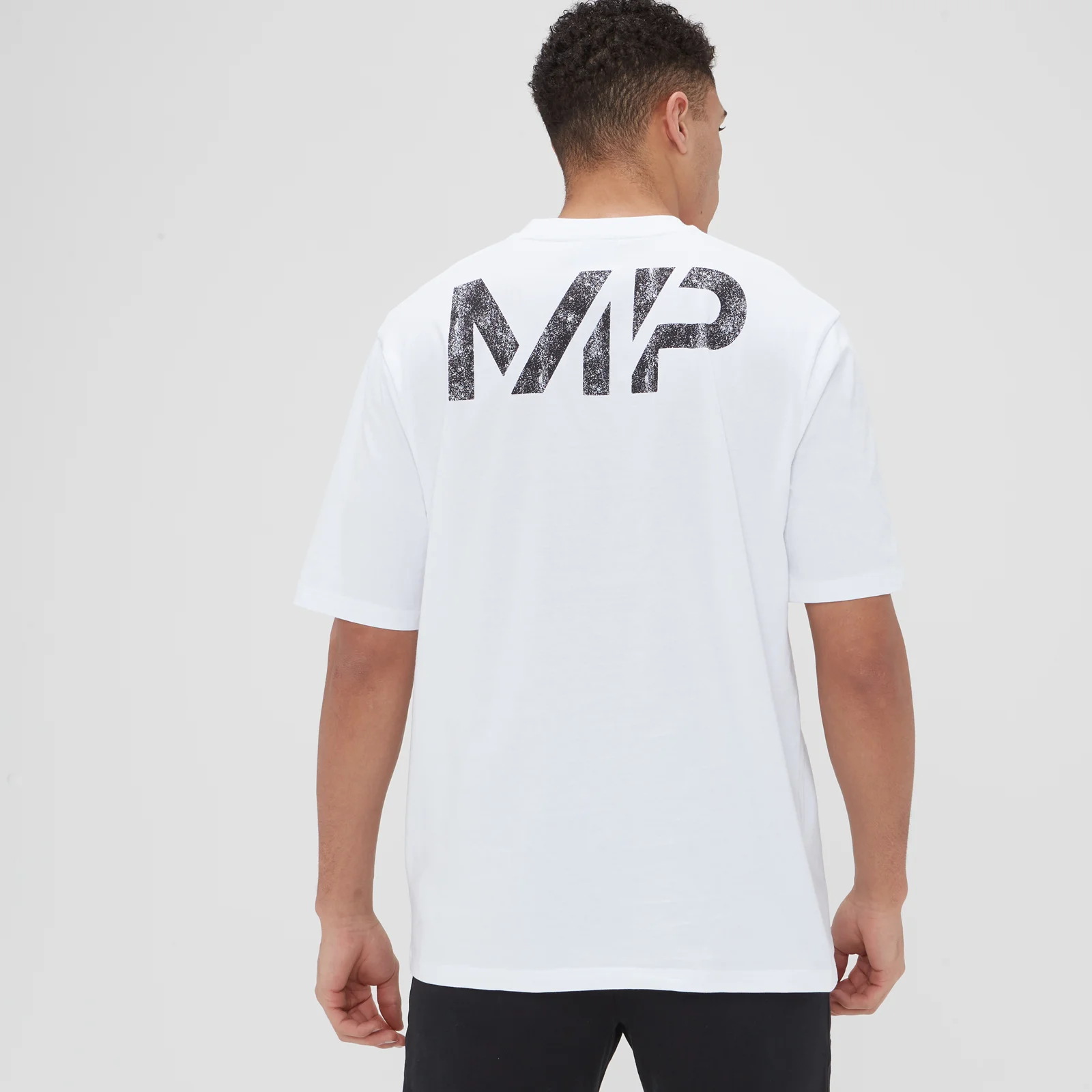 Męski T-shirt oversize z kolekcji Grit Graphic MP – biały - XXS Obraz 1
