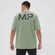 Męski T-shirt oversize z kolekcji Grit Graphic MP – Washed Jade