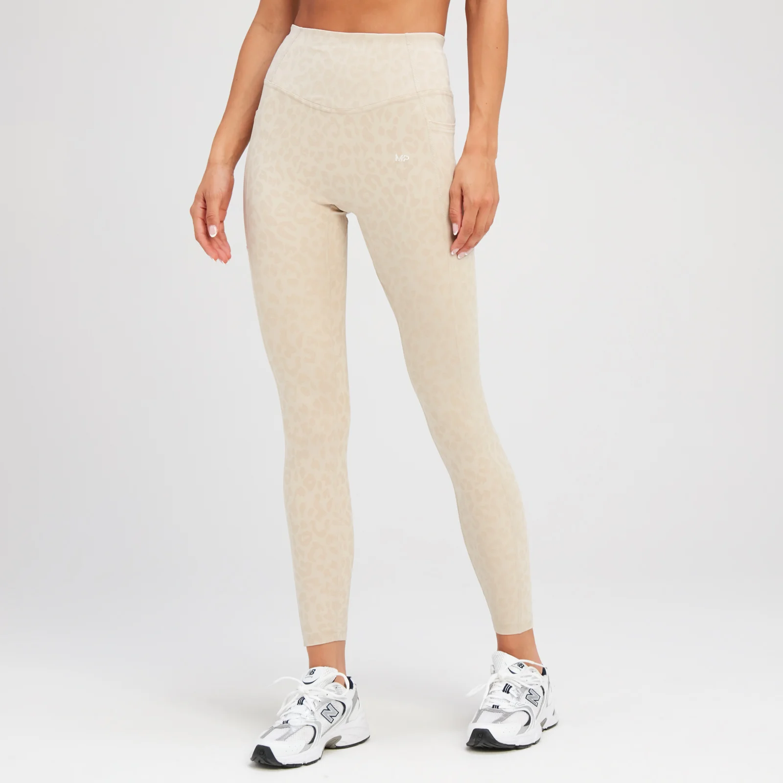 Damskie legginsy z kolekcji Tempo Animal MP – Canvas Grey - XS Obraz 1