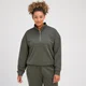 Damska bluza z suwakiem 1/4 z kolekcji Rest Day MP – Taupe Green