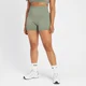 Damskie bezszwowe krótkie spodenki z kolekcji Rest Day MP – Deep Taupe