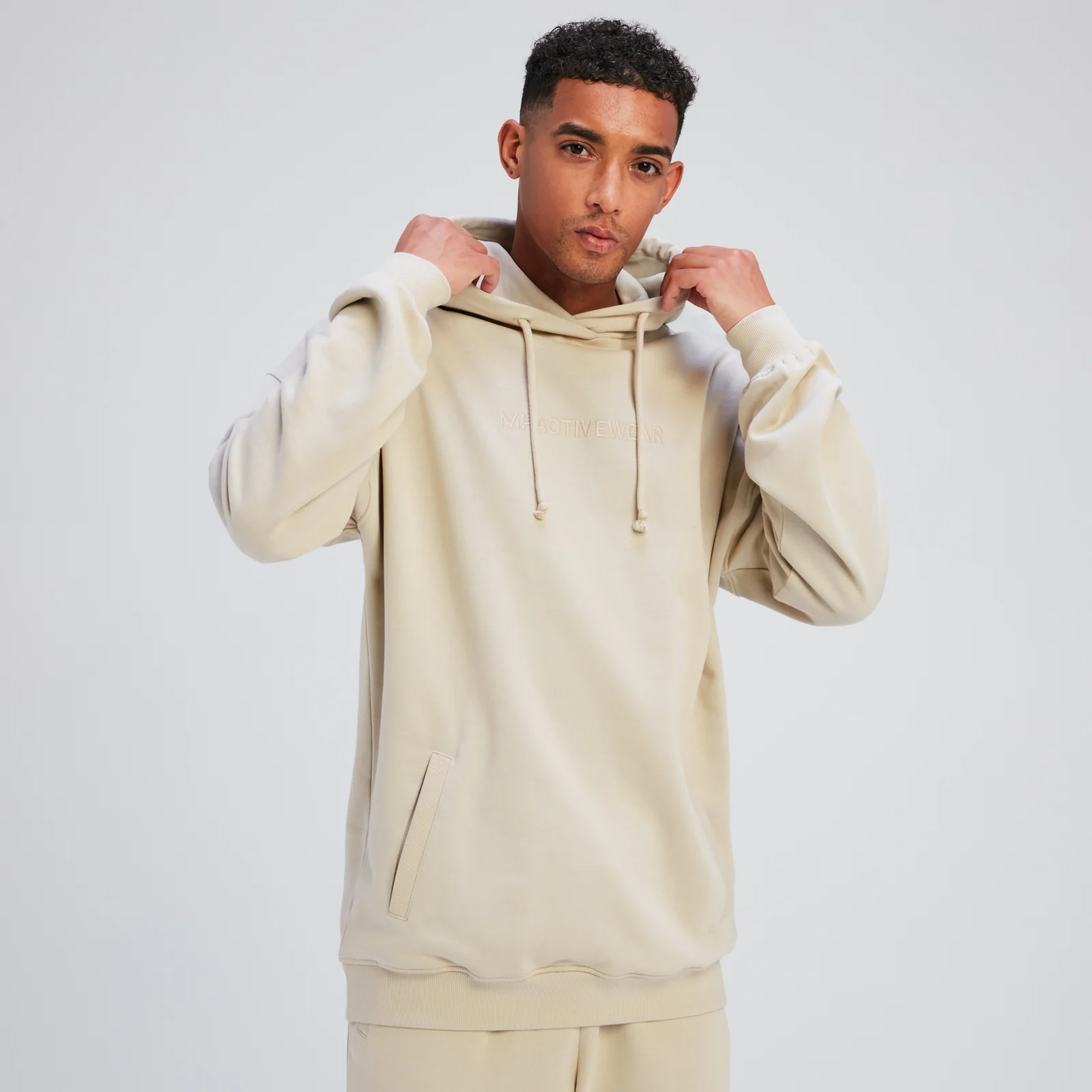 Męska bluza z kapturem z kolekcji Rest Day MP – Canvas Grey - XS Obraz 1