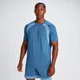 Męski T-shirt z kolekcji Tempo MP – Indigo Blue