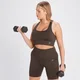Damski bezszwowy stanik sportowy Shape MP – Coffee