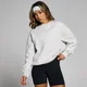 Damska bluza oversize z kolekcji Basics MP – Light Grey Marl