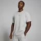 Męski T-shirt oversize uszyty z grubej tkaniny z kolekcji Lifestyle MP – Light Grey Marl