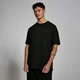 Męski T-shirt oversize uszyty z grubej tkaniny z kolekcji Lifestyle MP – czarny