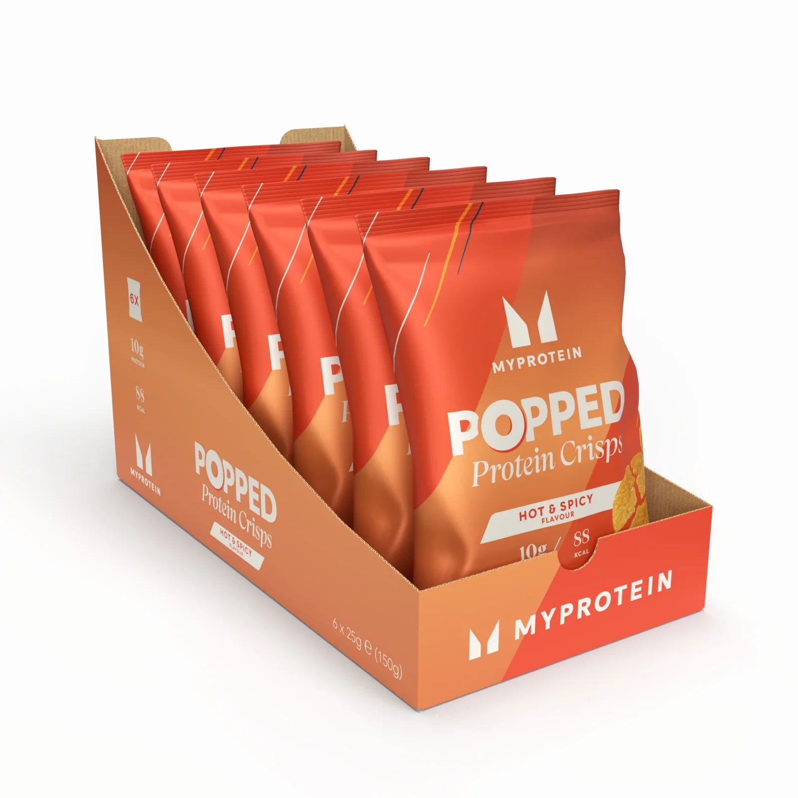 Popped Protein Crisps - Hot & Spicy Obraz 1