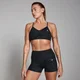 Damski stanik sportowy z kolekcji Tempo Abstract MP – czarny