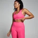 Damski stanik sportowy z kolekcji Velocity MP – Hot Pink