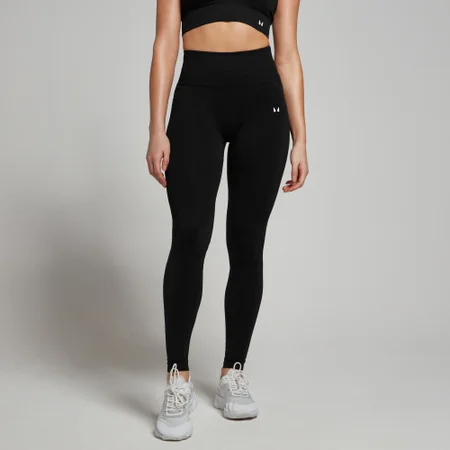 Damskie legginsy bezszwowe z kolekcji Tempo MP – czarne