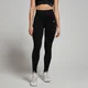 Damskie legginsy bezszwowe z kolekcji Tempo MP – czarne