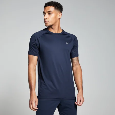 Męski T-shirt z krótkim rękawem z kolekcji Training MP – granatowy