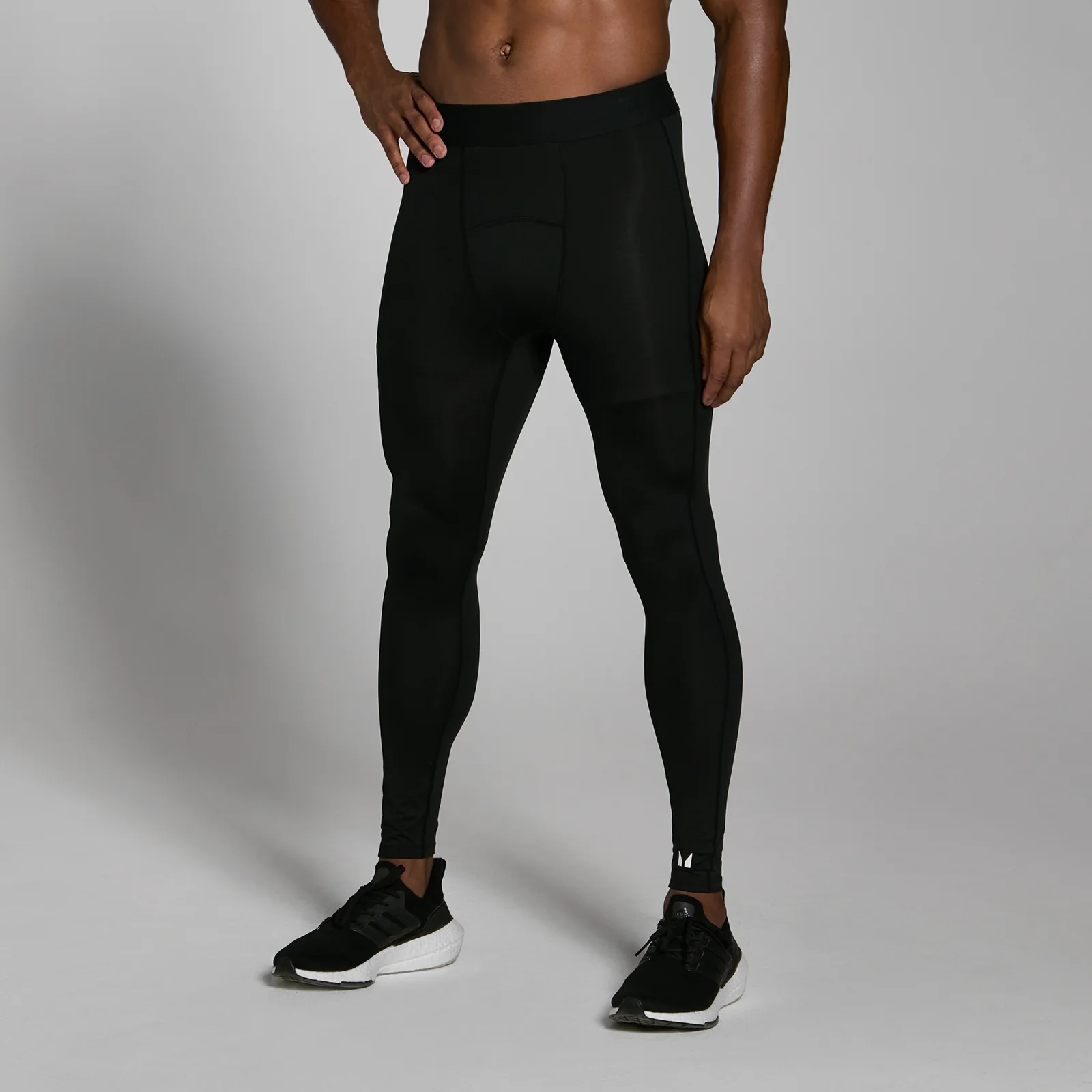 Męskie legginsy bazowe z kolekcji Training MP – czarne - XS Obraz 1