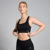 Damski bezszwowy stanik sportowy z kolekcji Shape MP – czarny