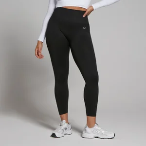 Damskie legginsy bezszwowe o długości 7/8 z kolekcji Shape MP – czarne - Size S