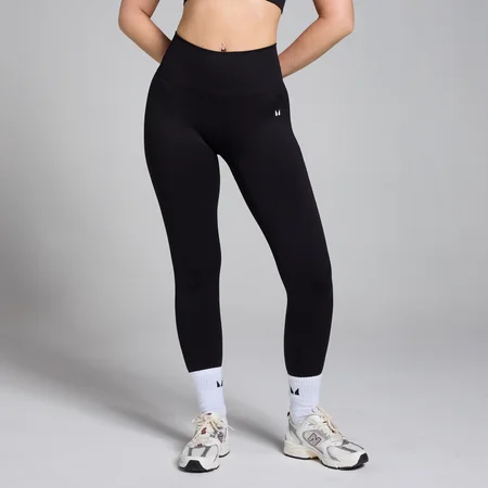 Damskie legginsy bezszwowe z kolekcji Shape MP – czarne