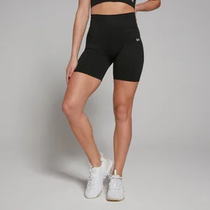 Damskie bezszwowe spodenki rowerowe z kolekcji Shape MP – czarne - Size XS