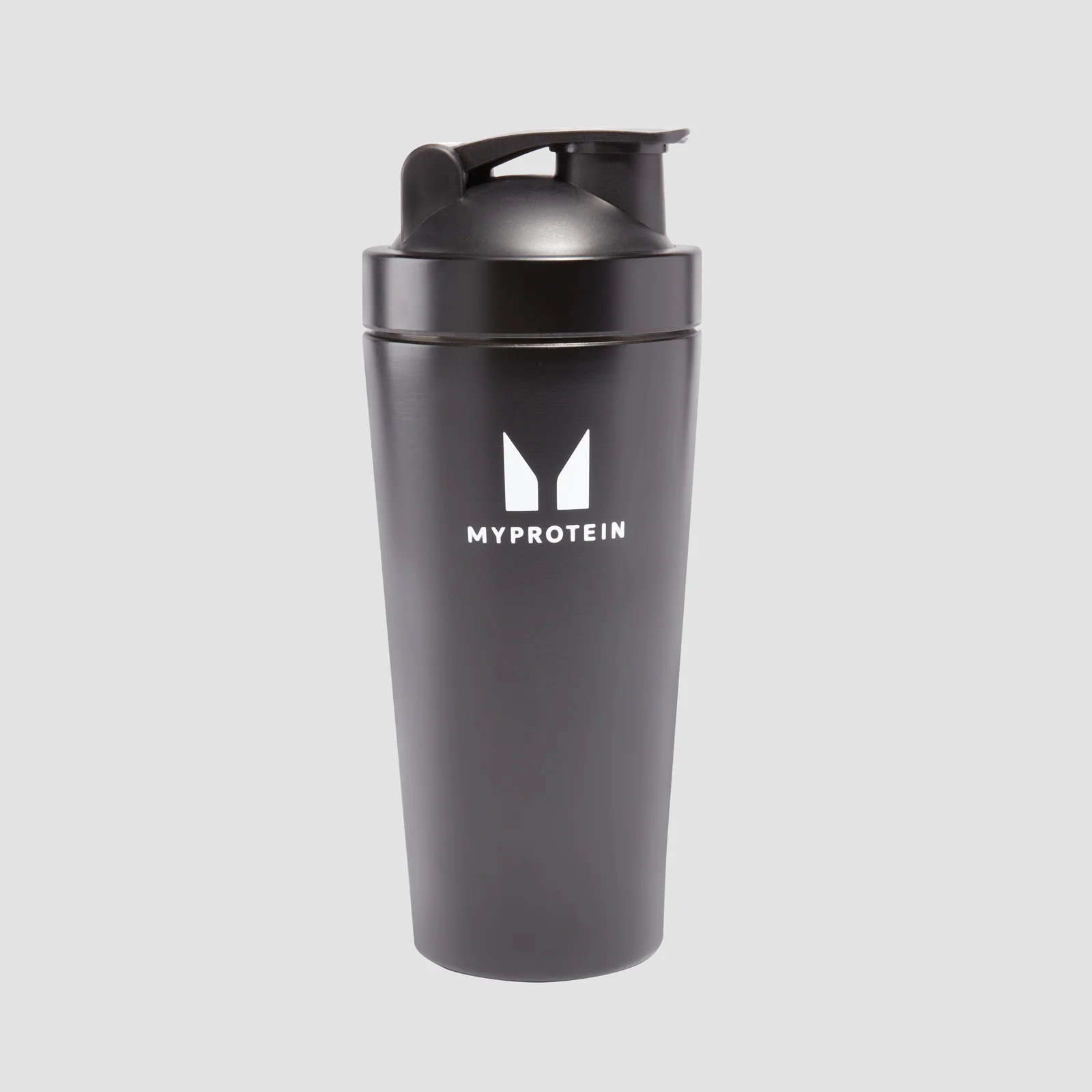 Metalowy shaker MyProtein z materiału z recyklingu – czarny Obraz 1