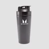 Metalowy shaker MyProtein z materiału z recyklingu – czarny