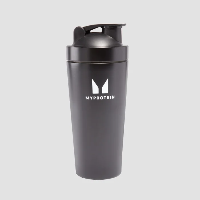 Metalowy shaker MyProtein – czarny
