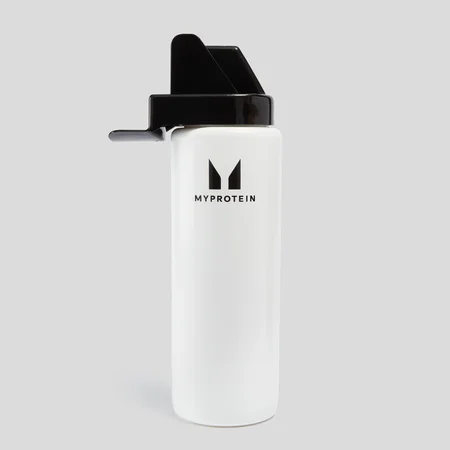 Hybrydowa butelka na wodę Myprotein – przezroczysta/czarna