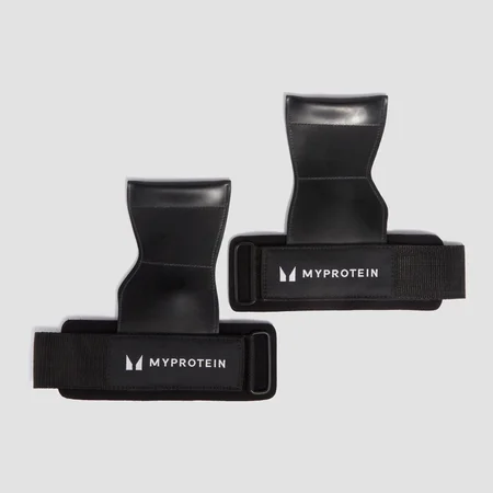 Uchwyty do podnoszenia ciężarów Heavy Duty Myprotein – czarne